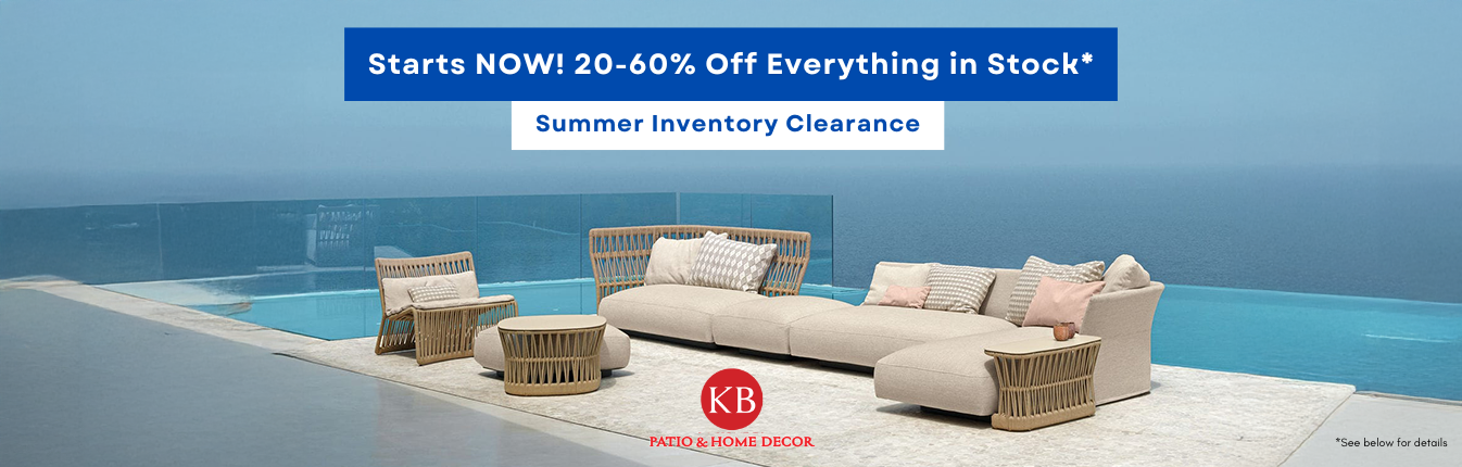 KB Patio Florida Summer Inventory Clearance Talenti Cliff
