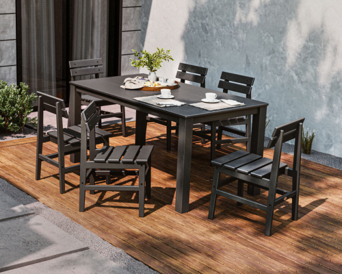 01 Pwood Modern Studio slider mobile dining set 01 Pwood Modern Studio slider mobile dining set