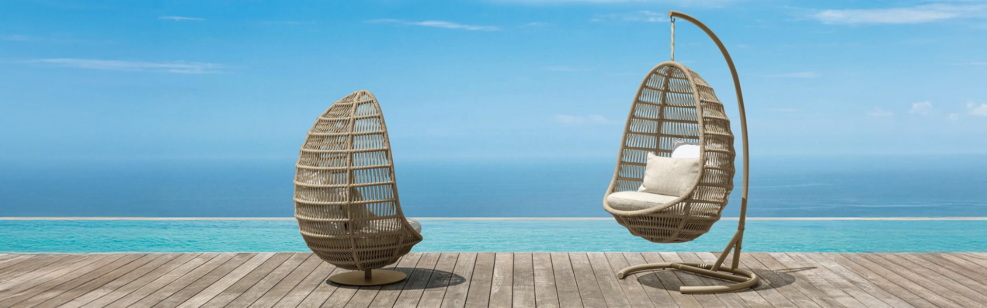01 Talenti Panama slider desktop Panama Egg chair with base Egg chair with structure