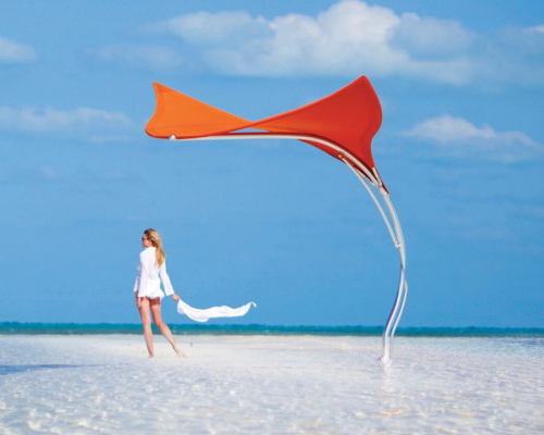03 Tuuci Umbrellas slider mobile Shade Sculpture Stingray Orange