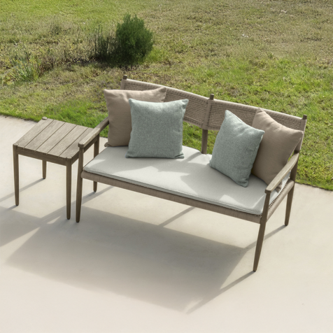 04 Talenti Dolcevita Teak Love seat