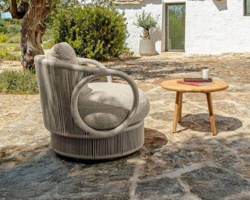 04 Talenti Karen slider mobile Swivel living armchair Coffe table 04 Talenti Karen slider mobile Swivel living armchair Coffe table