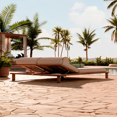 Tuuci Double Chaise Marquesa Sun Lounger