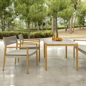 05 Talenti Dolcevita Teak Rectangular Dining Table H66