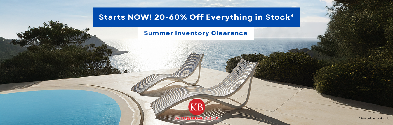 KB Patio Florida Summer Inventory Clearance Vodom Ibiza Lounger