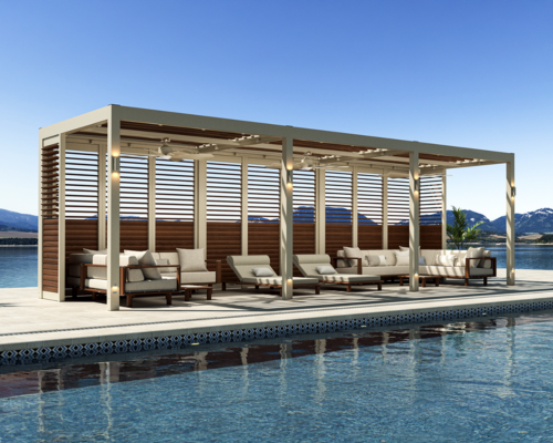 Tuuci Pergolas Max Solanox Modular Combined modules