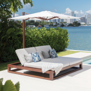 Tuuci Solanox Double Square Sun Lounger