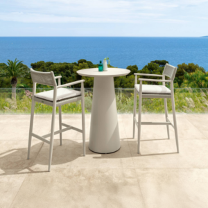 09 Talenti Dolcevita Alu Bar table and bar stools