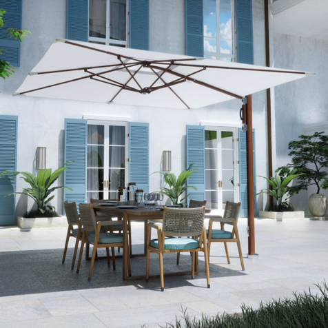 09 Tuuci Umbrellas Ocean Master M1 Cantilever Classic Dual Square