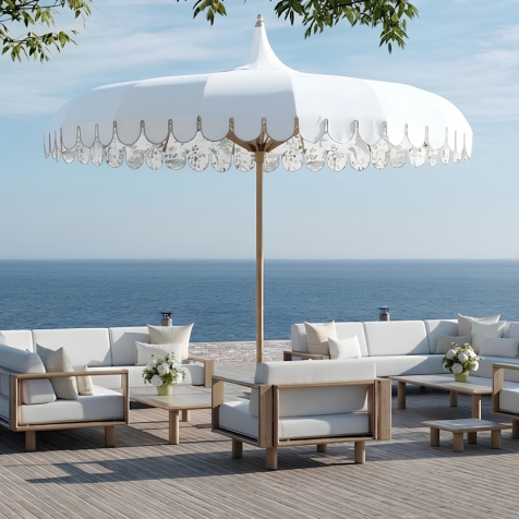 Tuuci Ocean Master Max Central Pole Voilare Umbrella