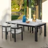 Talenti Argo Dining Table Aluminum