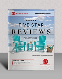 5 Star Reviews Flipbook Cover - Polywood Store, Naples, Florida