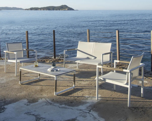 Les Jardins Bastingage slider mobile 02 Stackable seating set Les Jardins Bastingage slider mobile 02 Stackable seating set