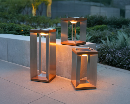 Les Jardins Main slider mobile 11 Blade Solar Lighting teak Les Jardins Main slider mobile 11 Blade Solar Lighting teak