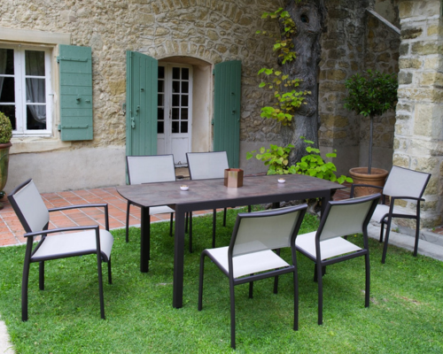 Les Jardins Ticao slider mobile 03 Extensible Table space grey