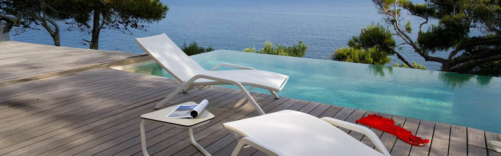 Les Jardins Yolo slider desktop 01 Chaise Lounger white