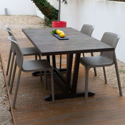 Les Jardins Amaka 08 Table Fixe space grey