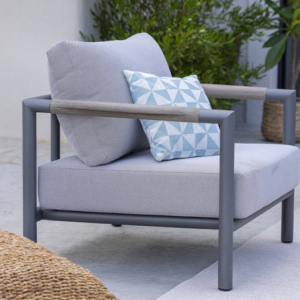 Les Jardins Bastingage 04 SpaceGrey Armchair