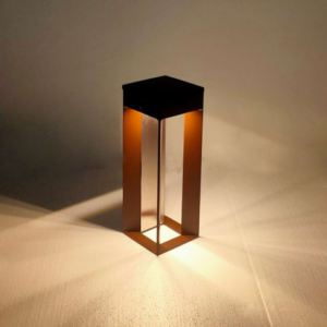Les Jardins Blade 04 Wall Solar Light Corten