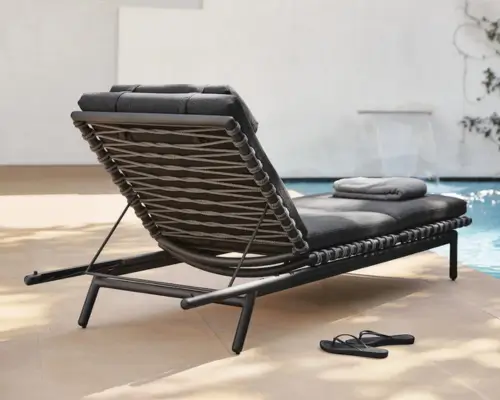 brown jordan slider mobile OSCAR 10 chaise lounge