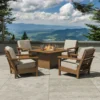 polywood harbour 01 5 piece conversation set fire pit table pws413 2